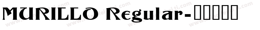 MURILLO Regular字体转换